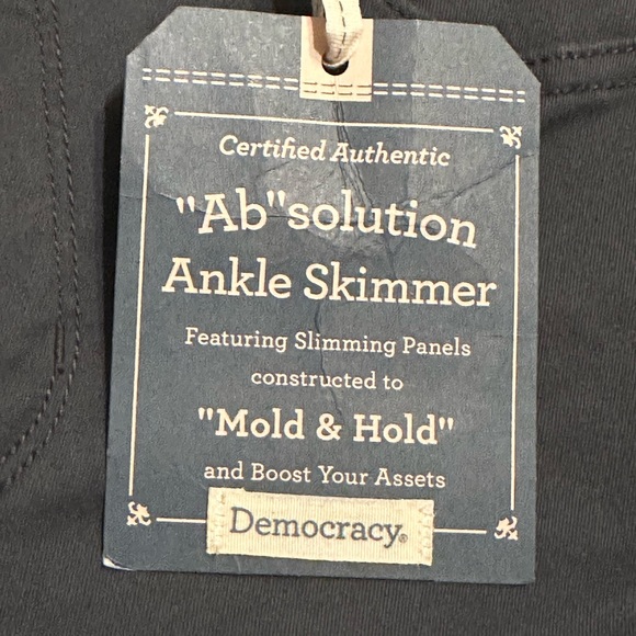 NWT Ab"solution® Colored Ankle Skimmer Pants in Shadow - Picture 9 of 11